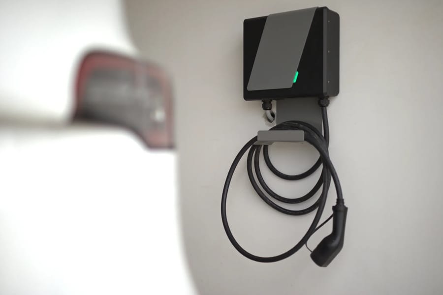 Home EV charging station installation